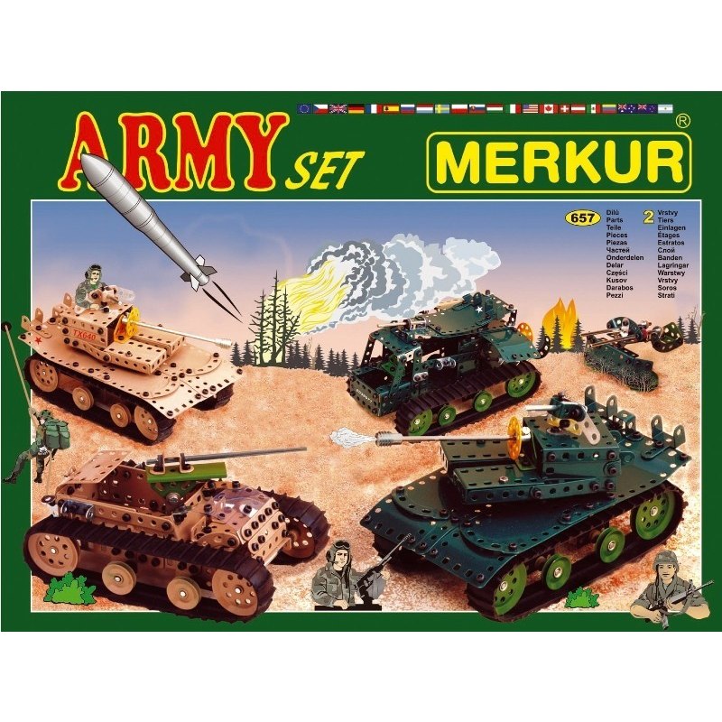 Merkúr ARMY set - Stavebnice