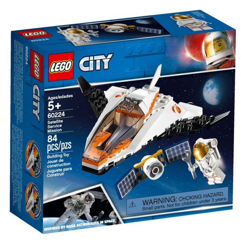 LEGO City 60224 Údržba vesmírné družice - Stavebnice