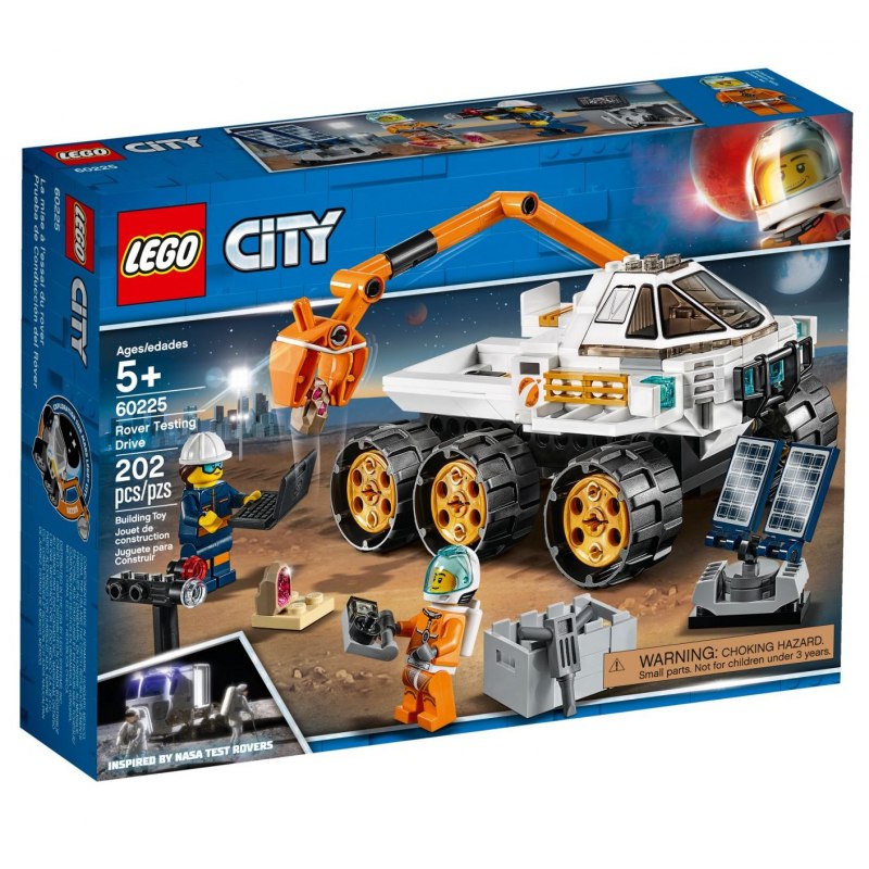 LEGO City 60225 Testovací jízda kosmického vozítka - Stavebnice