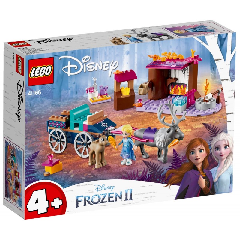 LEGO Disney Princess 41166 Elsa a dobrodružství s povozem - Stavebnice