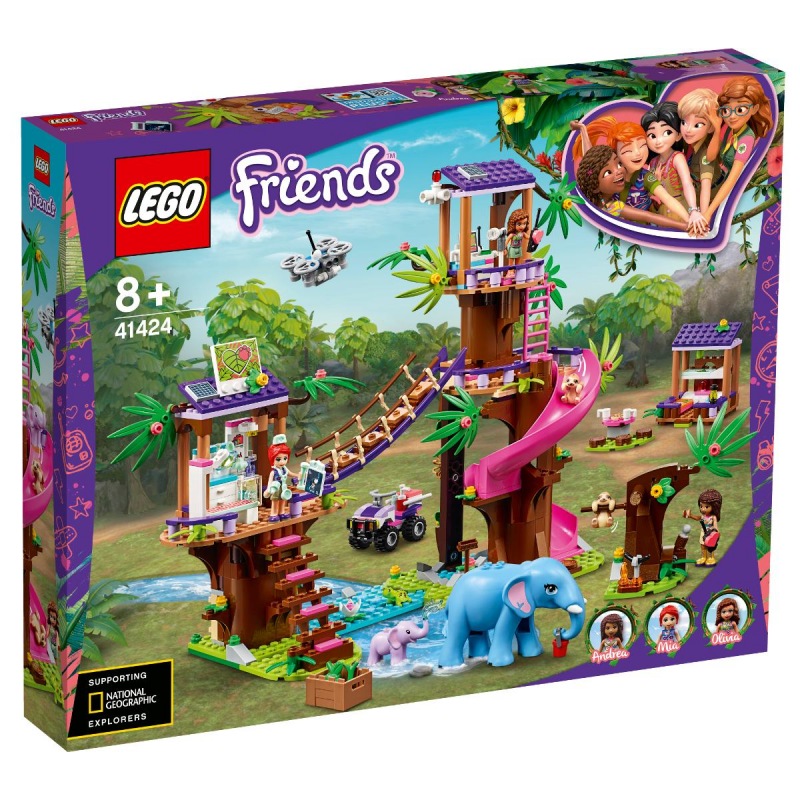 LEGO Friends 41424 Základna záchranářů v džungli - Stavebnice