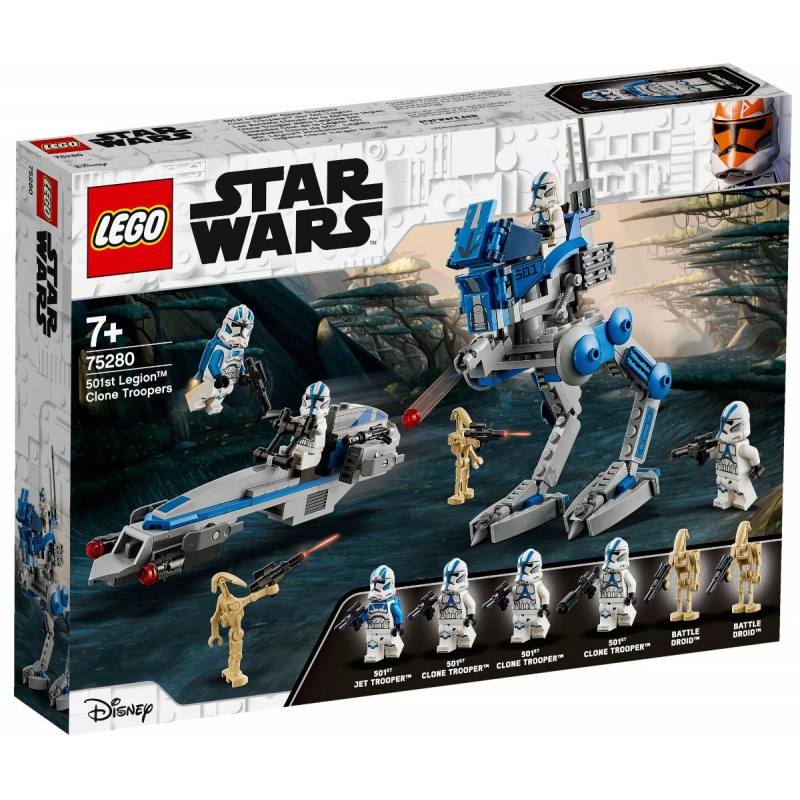 LEGO Star Wars 75280 Klonoví vojáci z 501. legie - Stavebnice