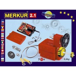 Merkúr 2.1 elektromotorček, pohony a prevody