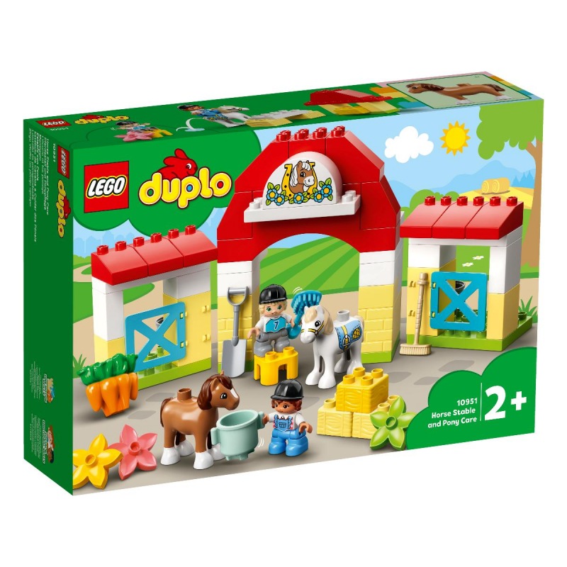 LEGO DUPLO 10951 Koňská stáj a poník - Stavebnice