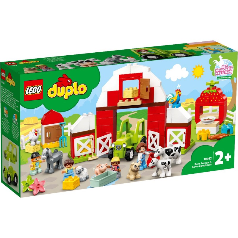 LEGO DUPLO 10952 Stodola, traktor a zvířátka z farmy - Stavebnice