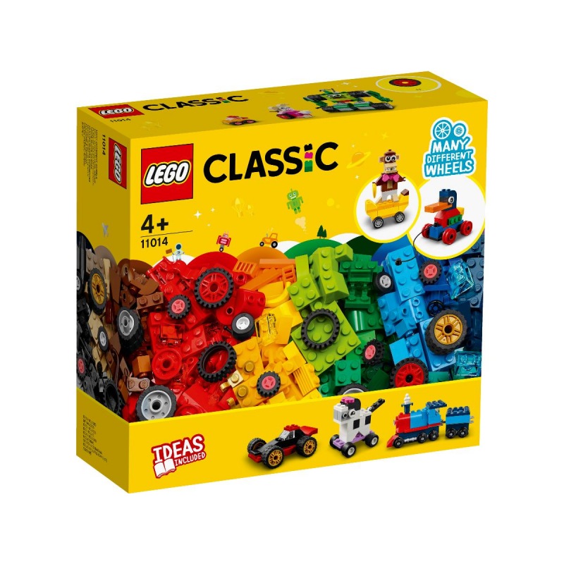 LEGO Classic 11014 Kocky a kolesá - Stavebnice