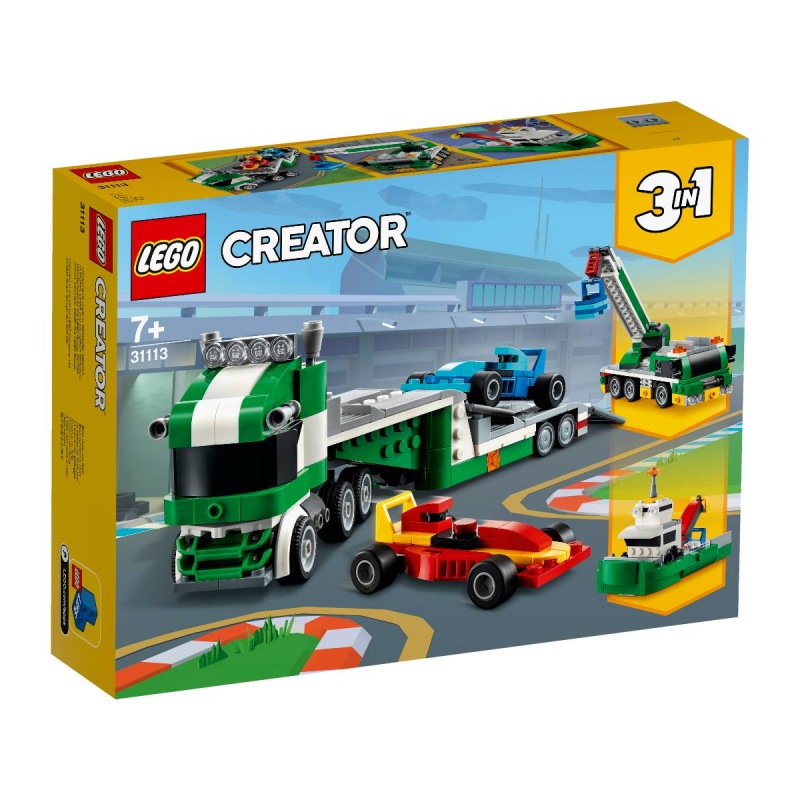 LEGO Creator 31113 Kamion pro přepravu závodních aut - Stavebnice