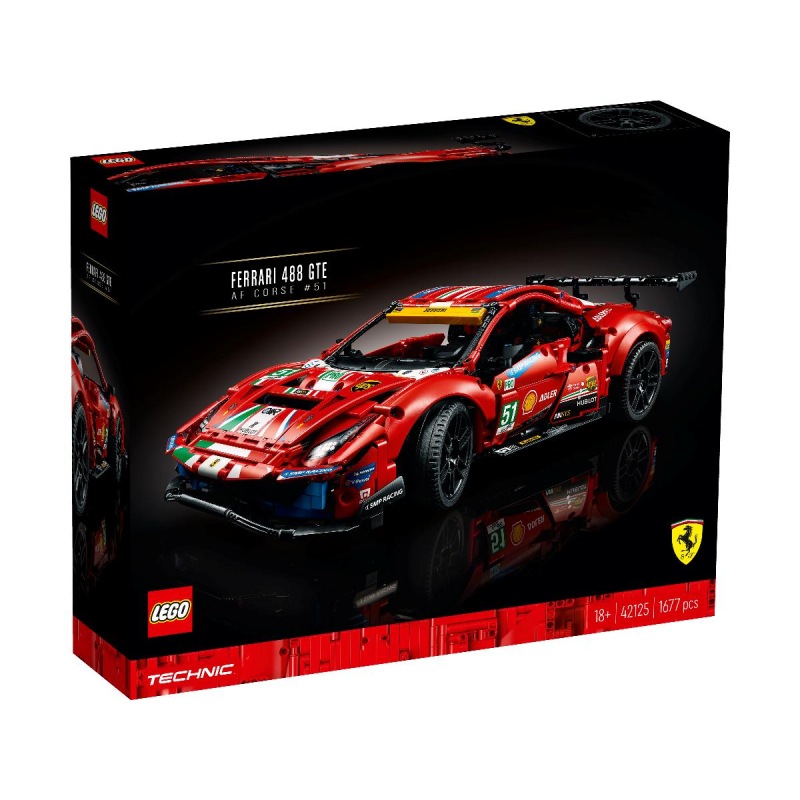 LEGO Technic 42125 Ferrari 488 GTE AF Corse 51 - Stavebnice