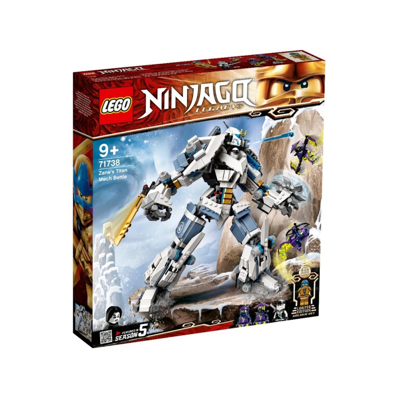 LEGO Ninjago 71738 Zane a bitva s titánskými roboty - Stavebnice