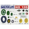 Merkur náhradní díly ND106 kola a pneumatiky