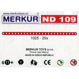 Merkur náhradní díly ND109 dlouhé pásky 25 dírek