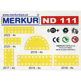 Merkur náhradní díly ND111 plastové desky