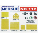 Merkur náhradní díly ND112 velké plastové desky