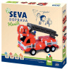 Stavebnice SEVA - Hasiči z řady Seva Doprava, obsahuje 545 dílků pro děti od 5 let.