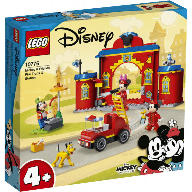 LEGO DUPLO 10776 Hasičská stanice a auto Mickeyho a přátel - Stavebnice