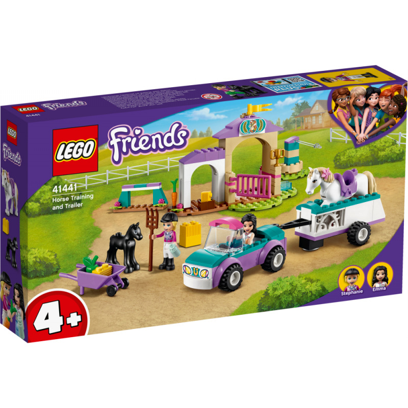 LEGO Friends 41441 Auto s přívěsem a výcvik koníka - Stavebnice