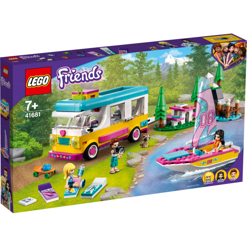 LEGO Friends 41681 Kempovanie v lese - Stavebnice