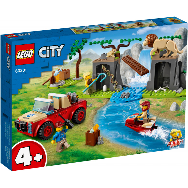 LEGO City 60301 Záchranářský teréňák do divočiny - Stavebnice