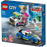 LEGO stavebnice pro děti, vhodné od 5 let, téma Policie, rok uvedení 2022, počet dílků 317 ks.