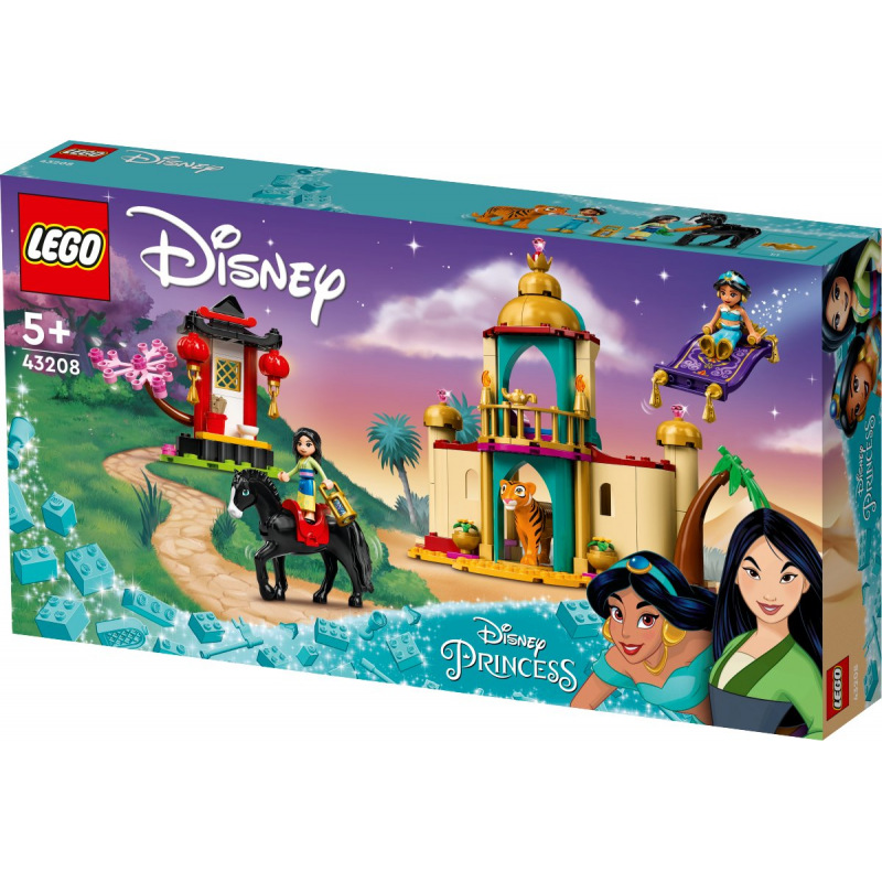 LEGO Disney 43208 Dobrodružstvo Jazmíny a Mulan - Stavebnice