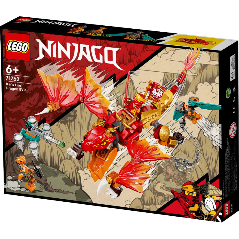 LEGO NINJAGO 71762 Kaiov ohnivý drak EVO - Stavebnice
