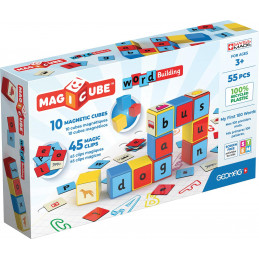 Geomag Magicube Word Building Recycled Clips 55