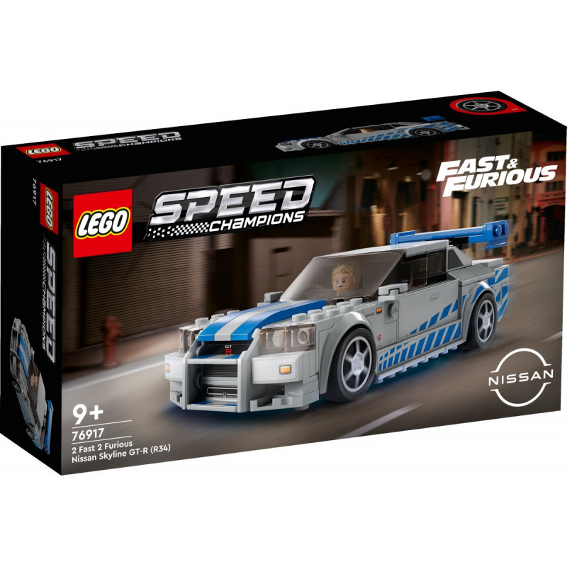 LEGO Speed Champions 76917 2 Fast 2 Furious Nissan Skyline GT-R (R34) - Stavebnice