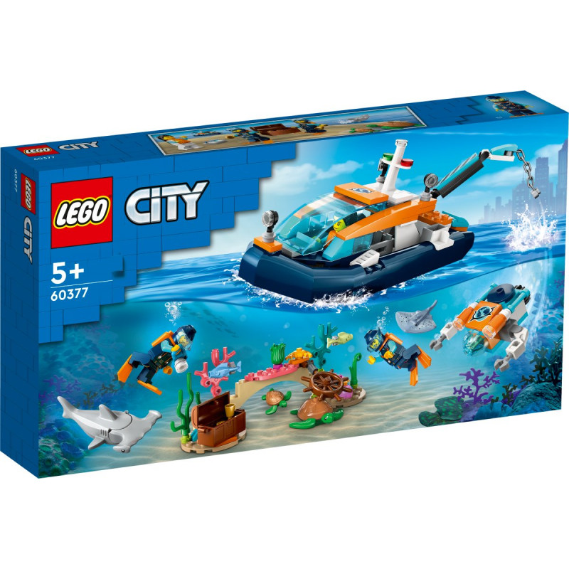 LEGO City 60377 Prieskumná ponorka potápačov - Stavebnice