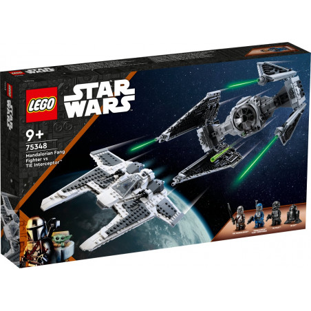LEGO Star Wars™ 75348 Mandalorianská stíhačka třídy Fang proti TIE Interceptoru