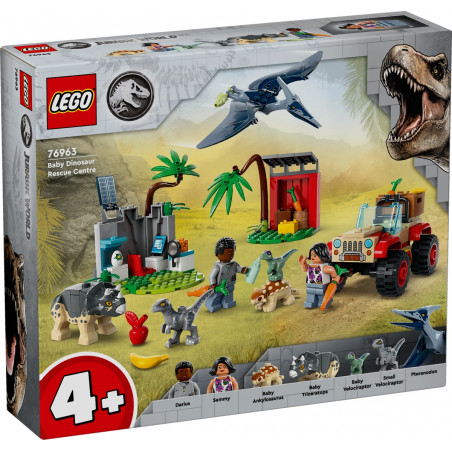 LEGO Jurassic World 76963 Záchranářské středisko pro dinosauří mláďata