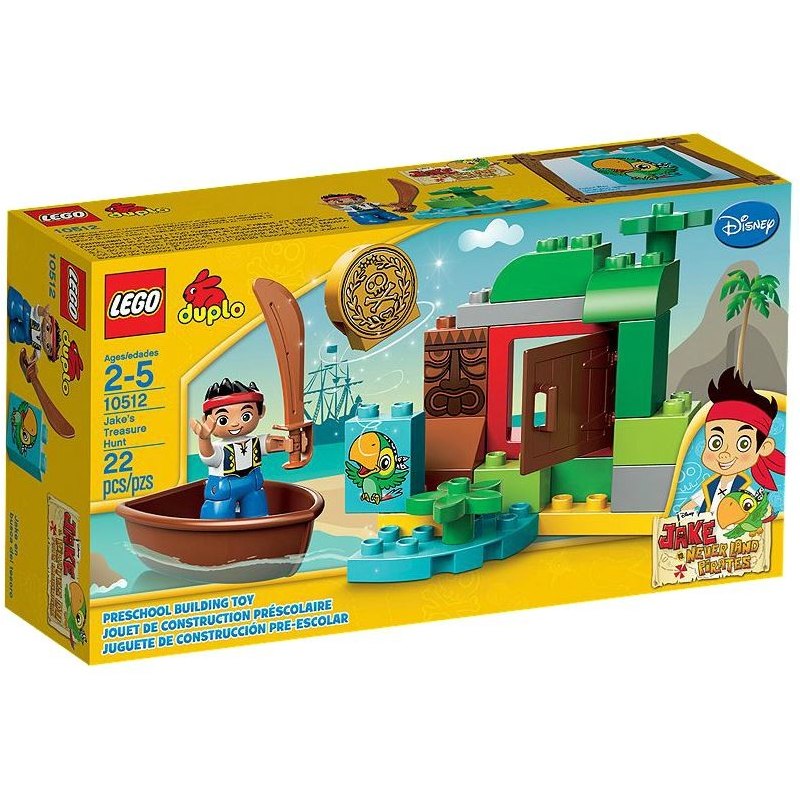 LEGO DUPLO 10512 - Jakeova honba za pokladom - Stavebnice