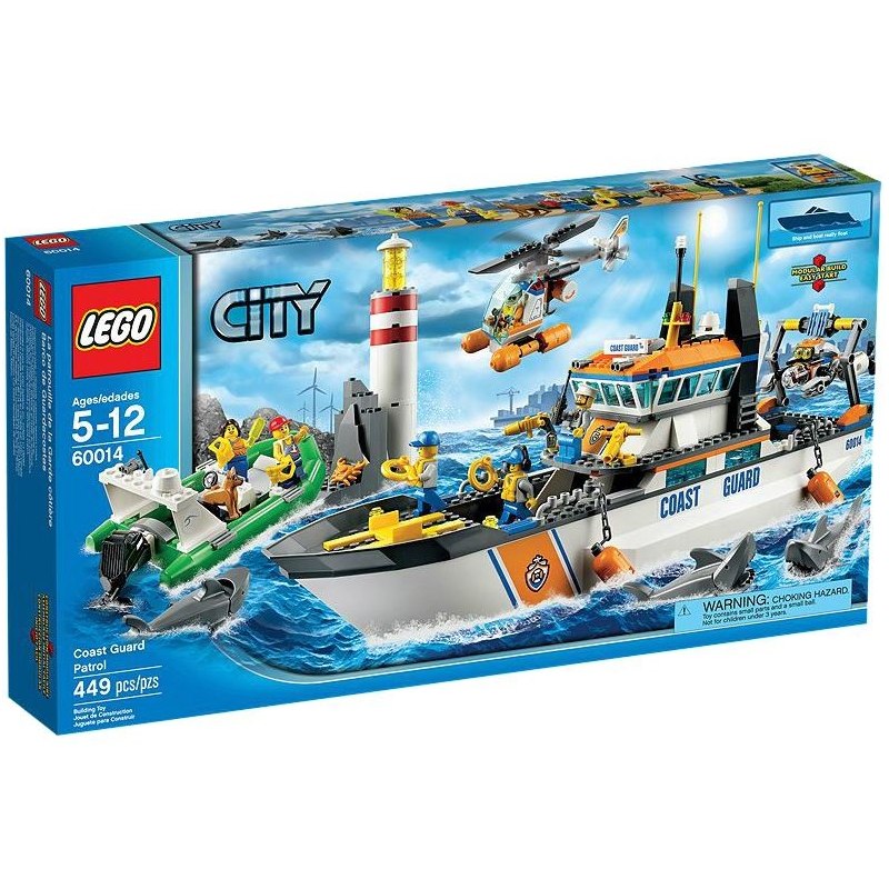 LEGO CITY 60014 - Pobrežná hliadka - Stavebnice