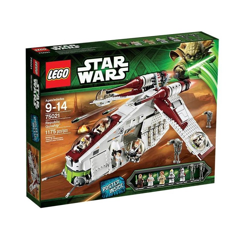LEGO STAR WARS 75021 - Vojnová loď Republiky - Stavebnice