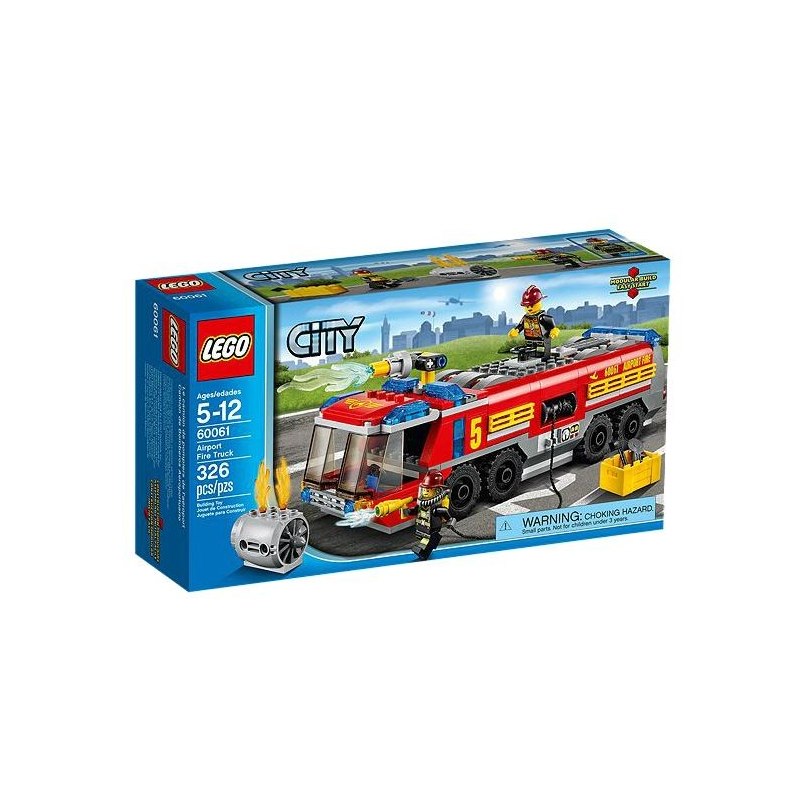 LEGO CITY 60061 - Letištní hasičské auto - Stavebnice