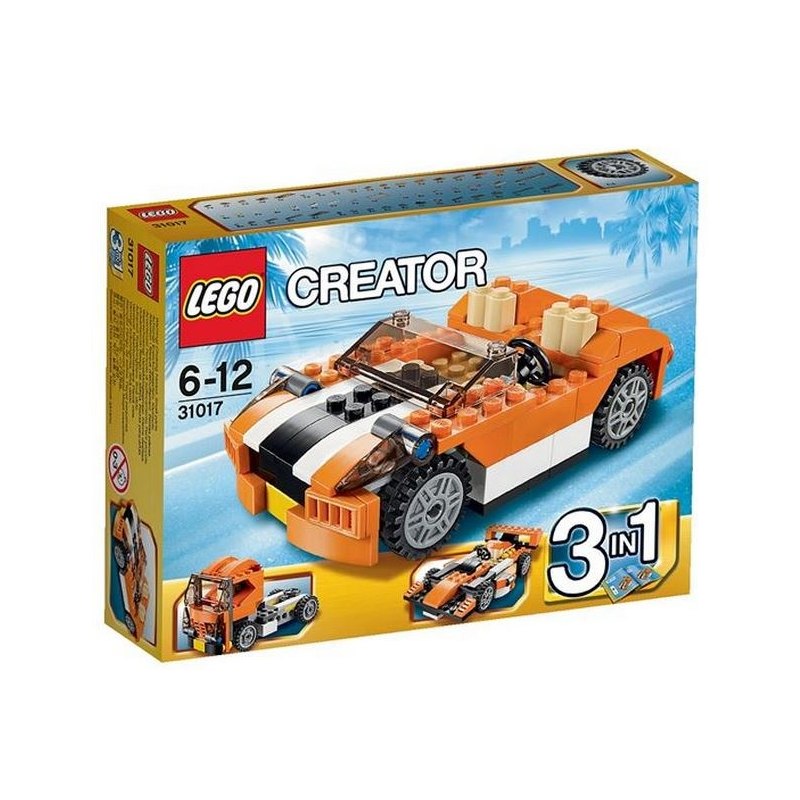 LEGO Creator 31017 - Oranžový závoďák - Stavebnice