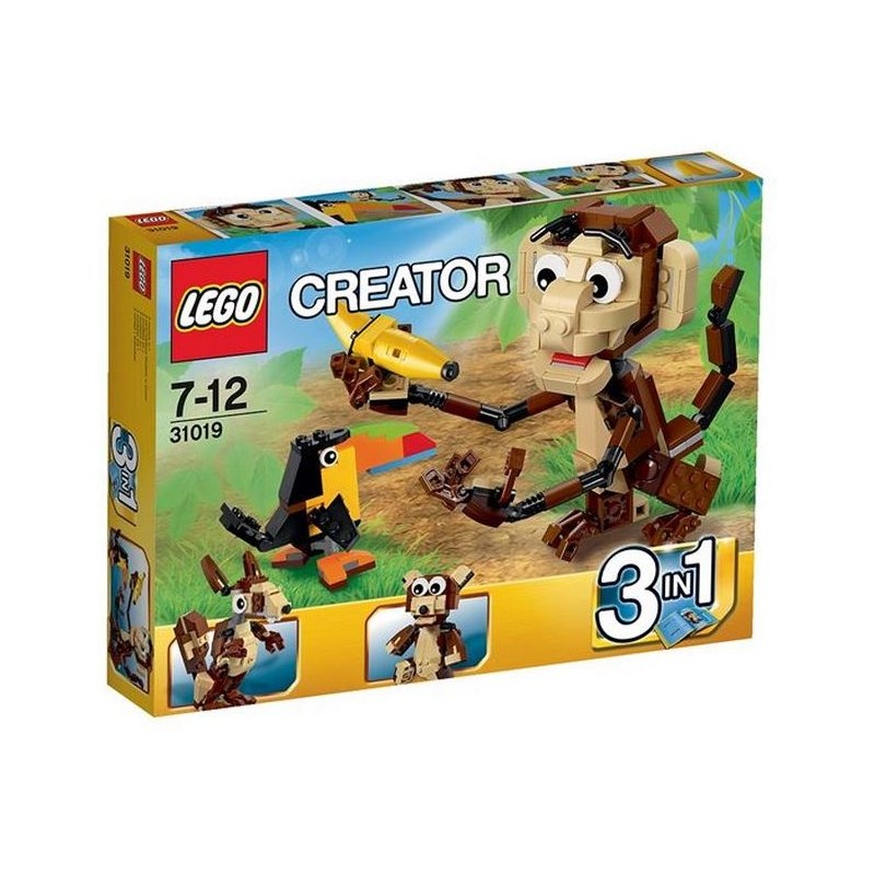 LEGO Creator 31019 - Zvířátka z džungle - Stavebnice