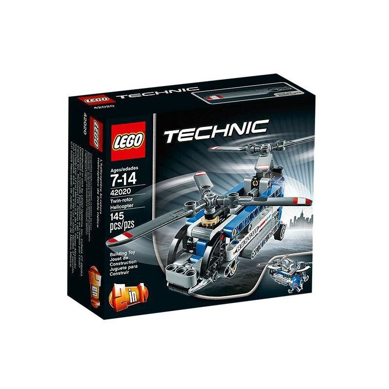 LEGO Technic 42020 - Helikoptéra se dvěma rotory - Stavebnice