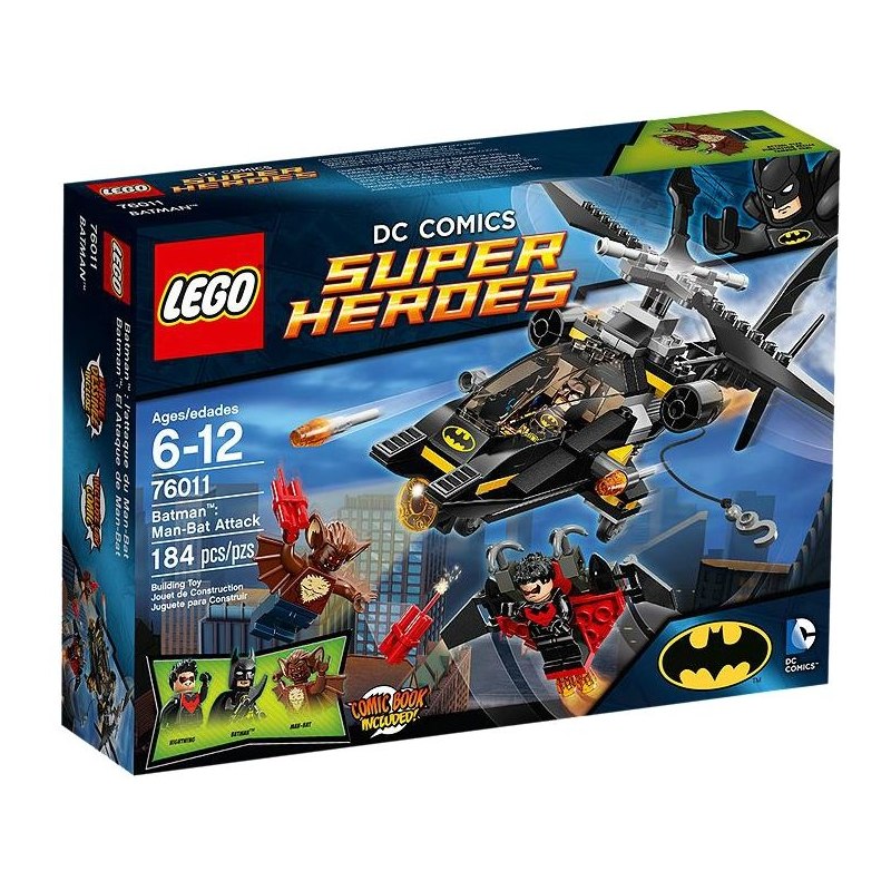 LEGO Super Heroes 76011 - Batman - Útok Man-Bata - Stavebnice