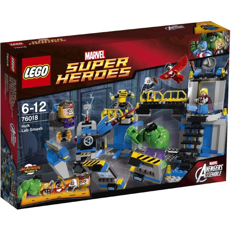 LEGO Super Heroes 76018 - Hulk Rozbití laboratoře - Stavebnice