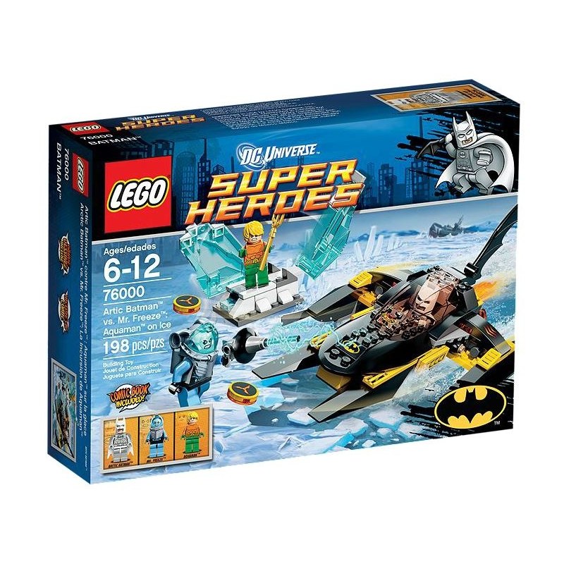 LEGO Super Heroes 76000 - Arktický Batman vs. Mr. Freeze - Aquaman na ledě - Stavebnice