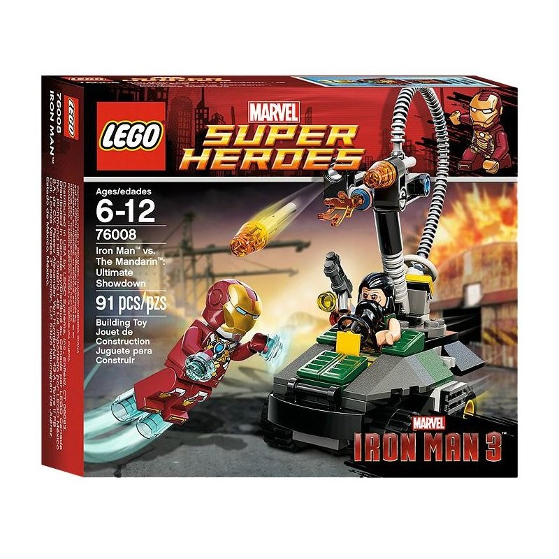 LEGO Super Heroes 76008 - Iron Man vs. The Mandarin - Rozhodující bitva - Stavebnice