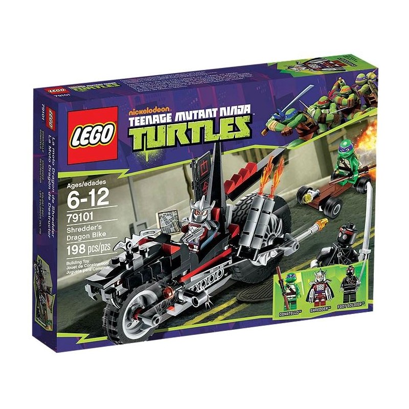 LEGO Želvy Ninja 79101 - Trhačova dračí motorka - Stavebnice