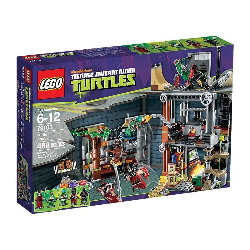 LEGO Želvy Ninja 79103 - Želví vpád do doupěte - Stavebnice