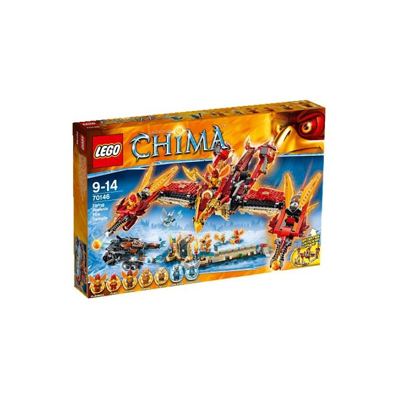 LEGO CHIMA 70146 - Létající ohnivý chrám Fénix - Stavebnice