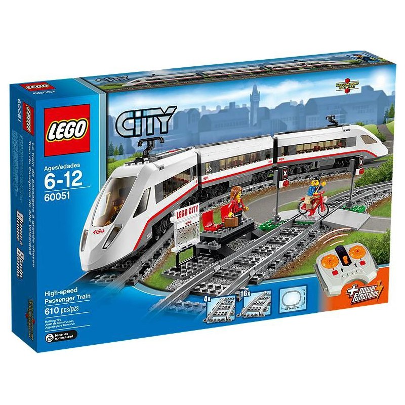 LEGO City 60051 - Vysokorychlostní osobní vlak - Stavebnice