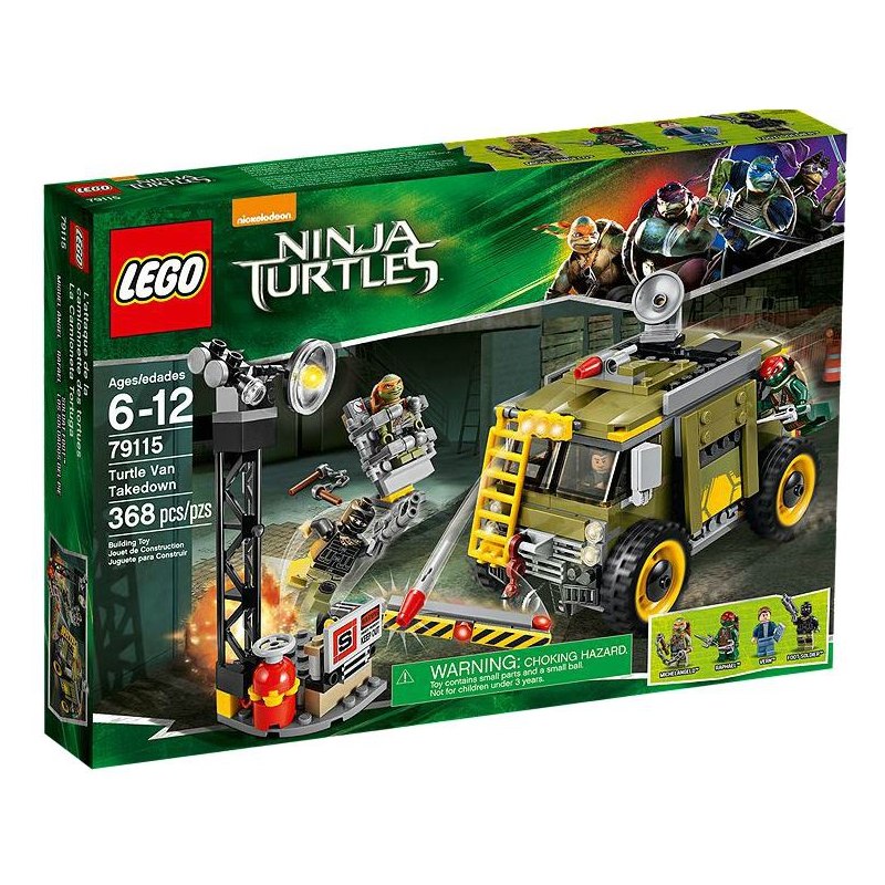 LEGO Želvy Ninja 79115 - Zničení želví dodávky - Stavebnice