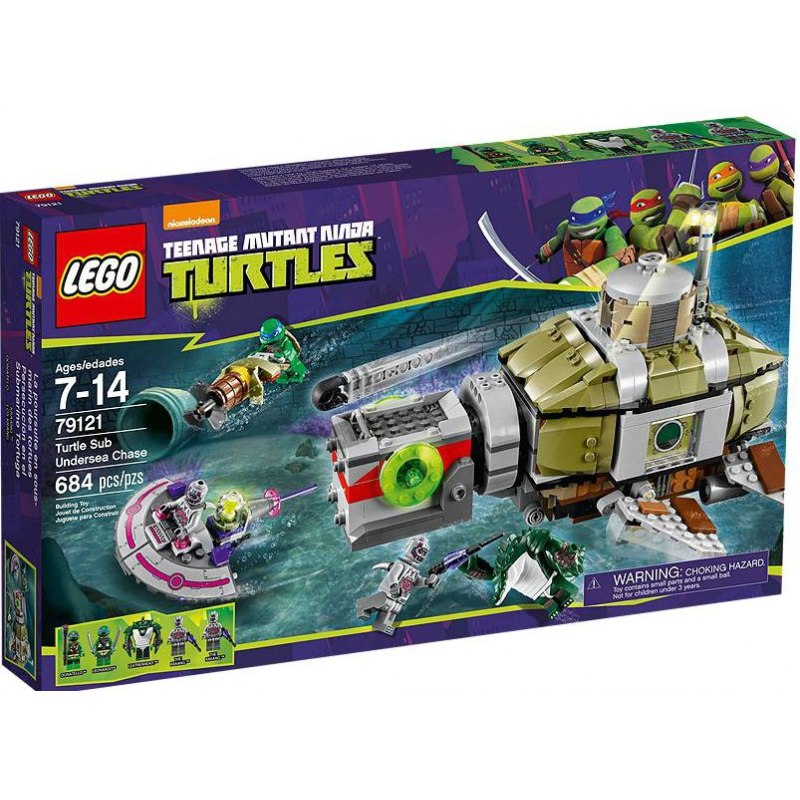 LEGO Želvy Ninja 79121 - Želví podmořská honička - Stavebnice