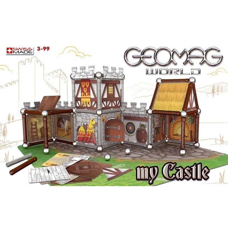 Geomag Castle Basic - Hrad - Stavebnice