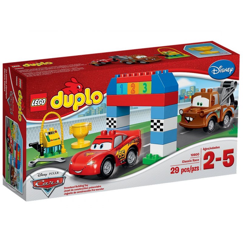 LEGO DUPLO 10600 Disney Pixar Cars – Klasický závod - Stavebnice