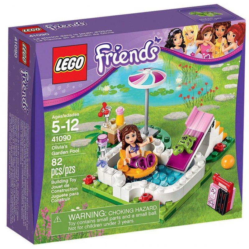 LEGO Friends 41090 Zahradní bazén Olivie - Stavebnice